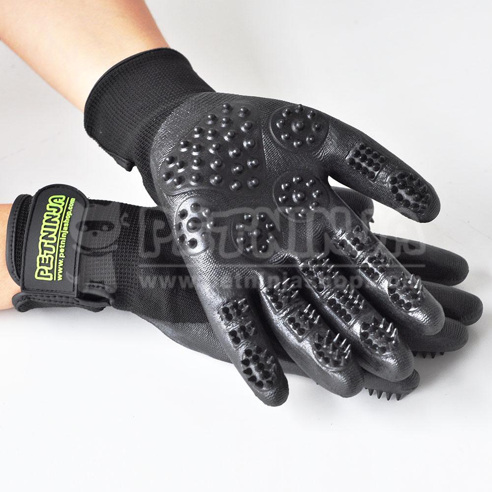 Gants de Toilettage Massage pour des Chats, Chiens et Chevaux, Nettoyage Facile/Livraison Gratuite
